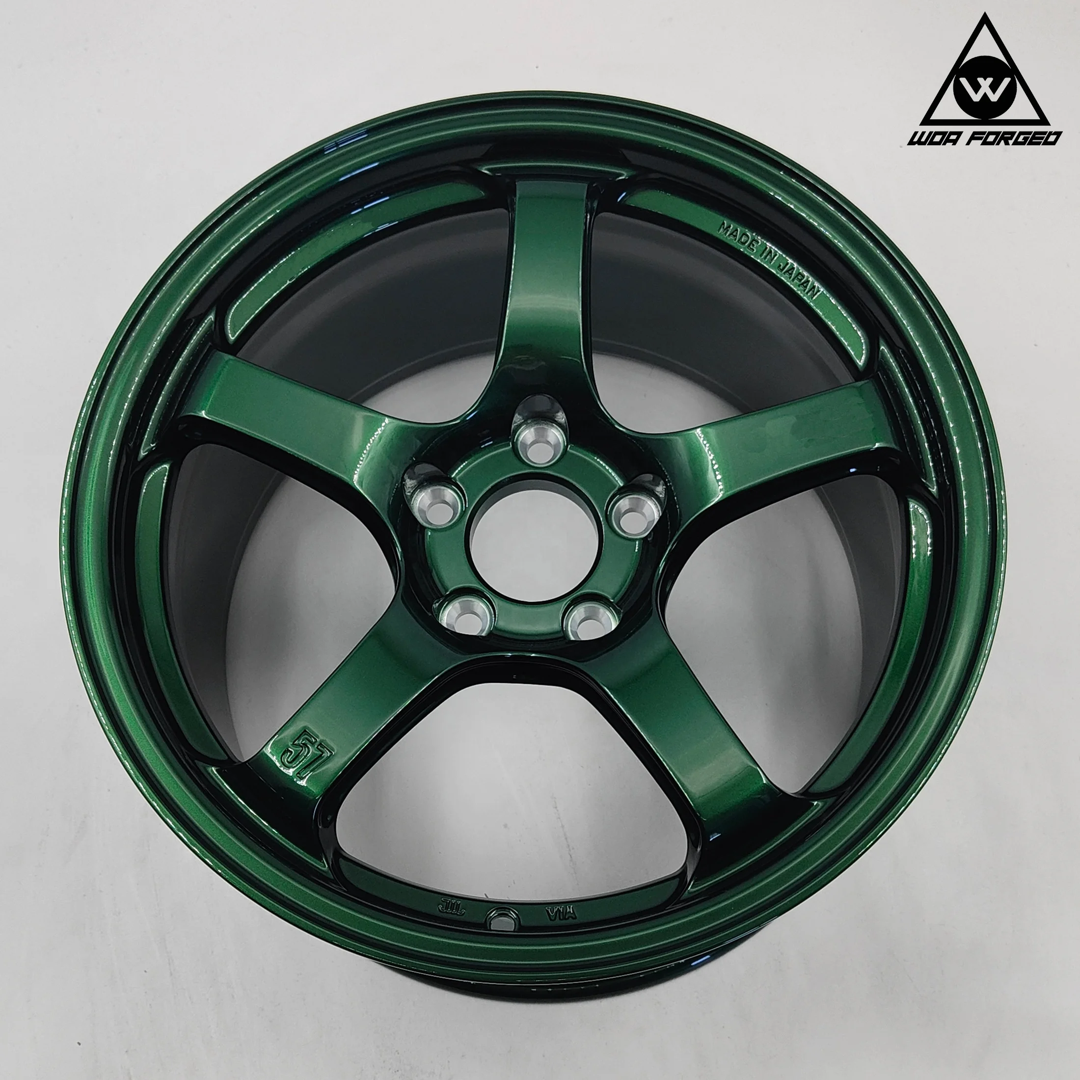

Forged Rim 6061 Wheels 18 19 20 21 22 5x112 Green Racing Forged TE37 Passenger Car Wheels for Tesla Model Y s Lexus LC Audi R8