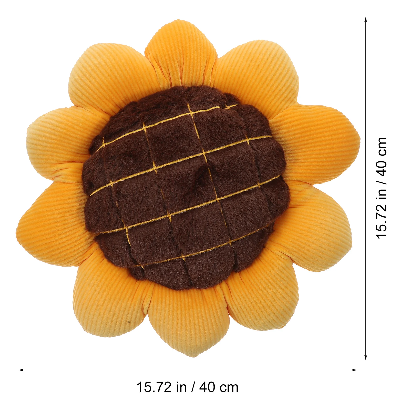 

Sunflower Seat Soft Round Seat Cushion Round Mat for Sofa Chair Ground Use Comfortable Long Sitting Protection