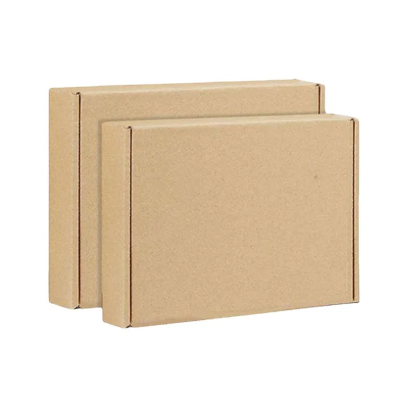 Customized productCustom Kraft E-flute Cardboard Moving Corrugated Box Large Mailing Carton Shipping Box