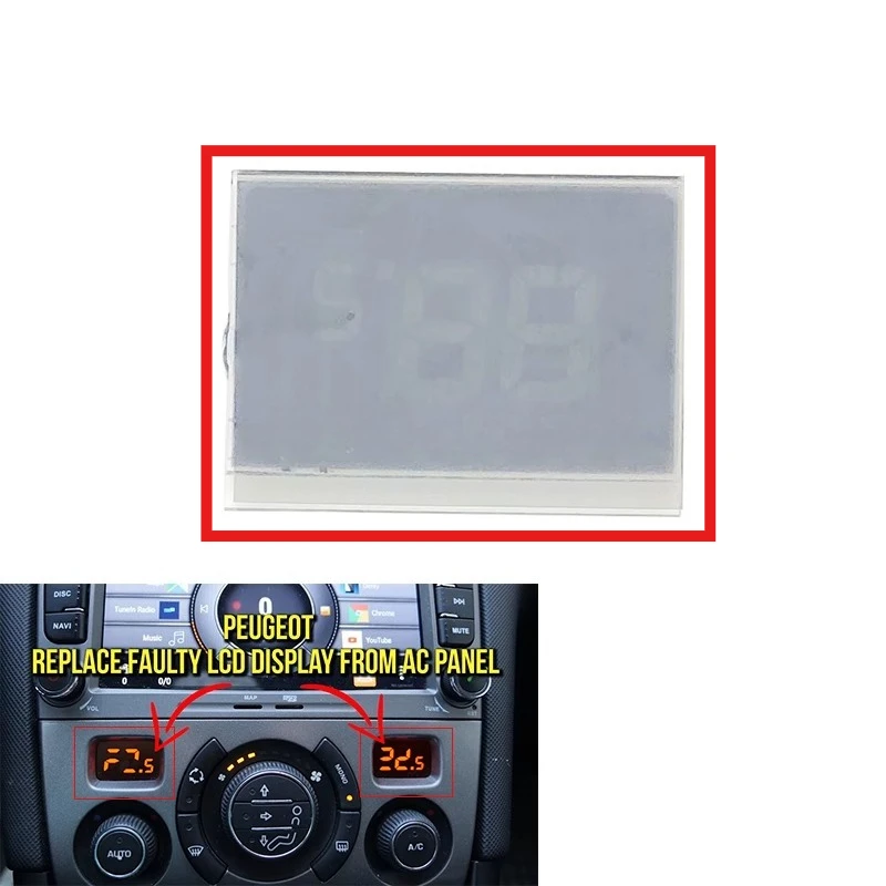 

Для Peugeot Citroen 206 307 кондиционер ЖК-экран 1 шт.