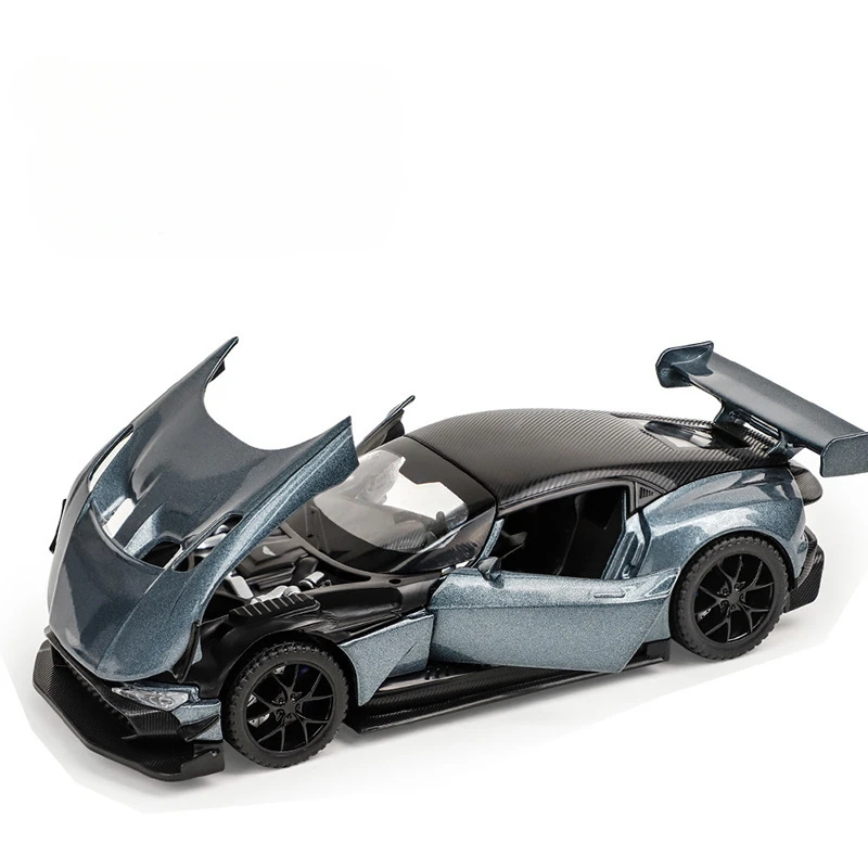 1:32 Aston Martin Vulcan Sport Car Model Alloy Diecast Metal Toy Vehicle Simulation Sound Light Car for Children Gift Collection