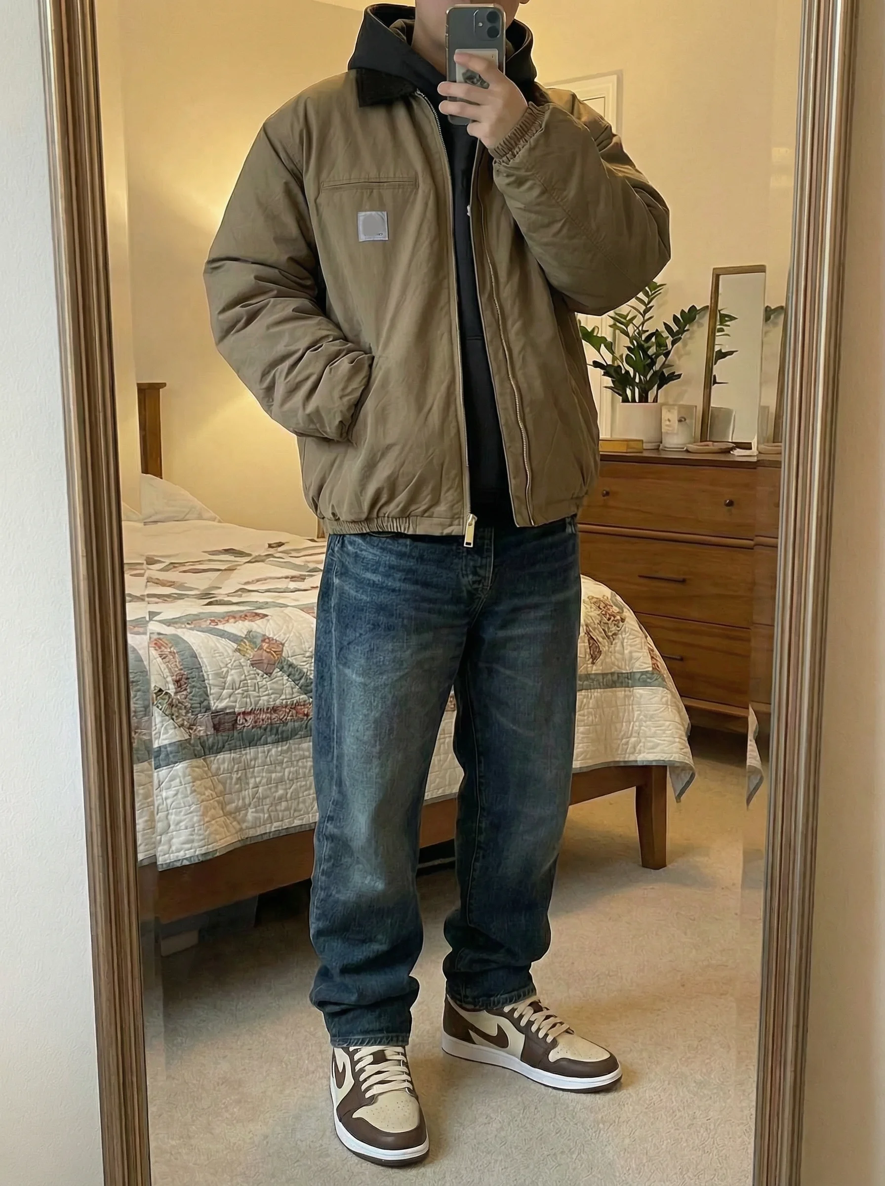 ملابس عمل للأزواج من ديترويت أسفل Jaet Thi نسيج النايلون Ci كاجوال Sle تصميم ريترو معطف شتوي عالي الشارع Faion