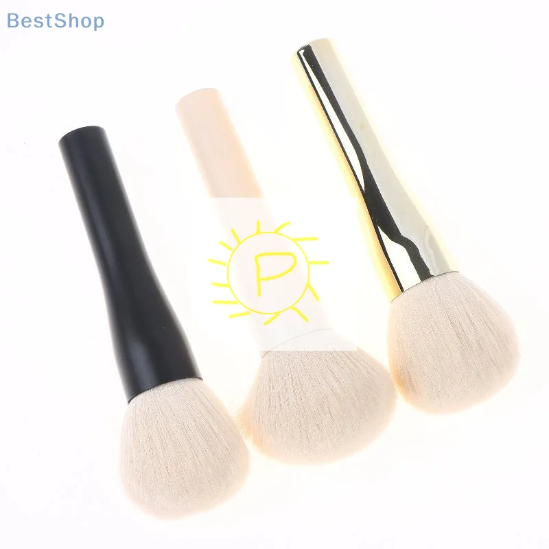 ♥ Großer, flauschiger Gesichtspuderpinsel – weiche Make-up-Pinsel aus synthetischen Fasern für Rouge und Bronzer