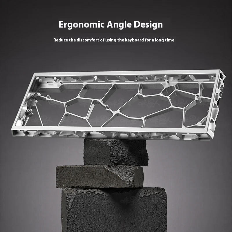 Wooting 60HE GH60 Holy60 Mad 60he 할로우 알루미늄 키보드 케이스 쉘 60% 키 레이아웃 Raven61 Aula Win60 GT60 키보드 쉘용