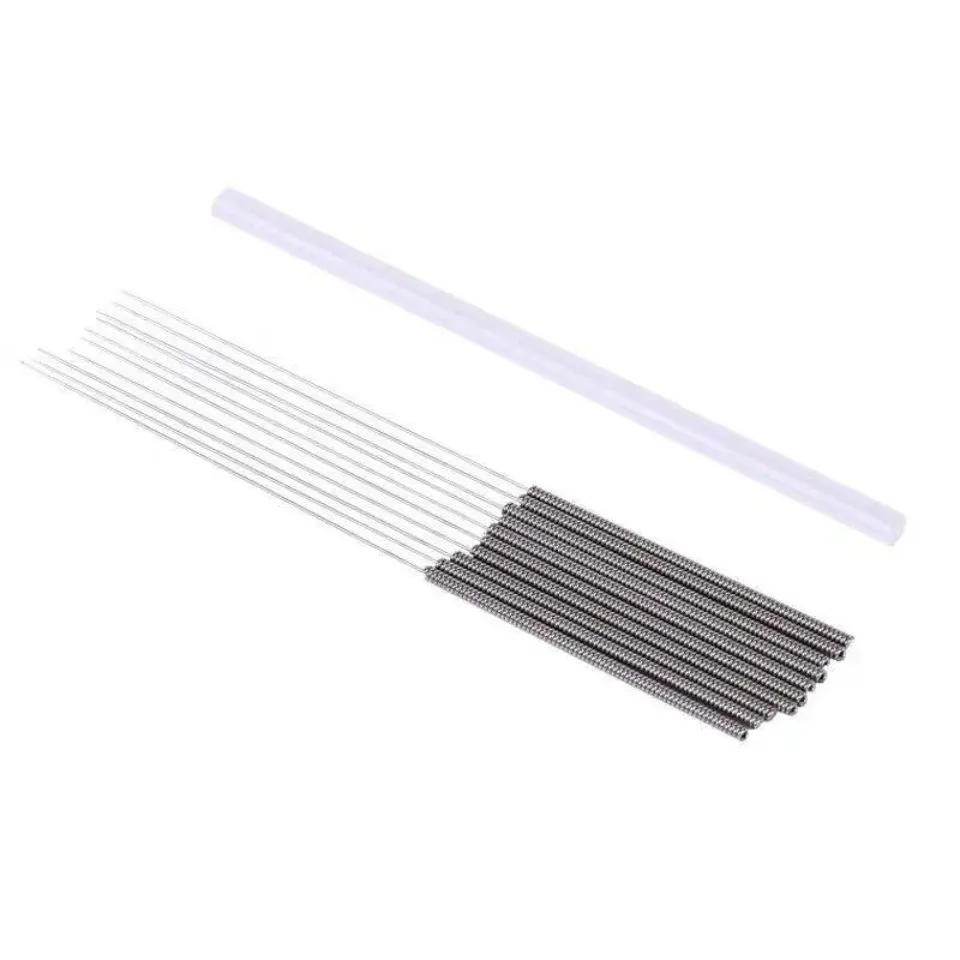 Huanqiu – aiguille d'acupuncture traditionnelle 1000, avec Tube, masseur corporel de beauté, Zhen Jiu, Stimulation des points d'acupuncture, aiguilles minces