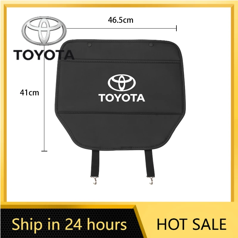 

Наклейки для автомобиля 2026: Горячая новинка! Защитные накладки из кожи на спинки сидений для Toyota Corolla, Yaris A. Аксессуары для авто.