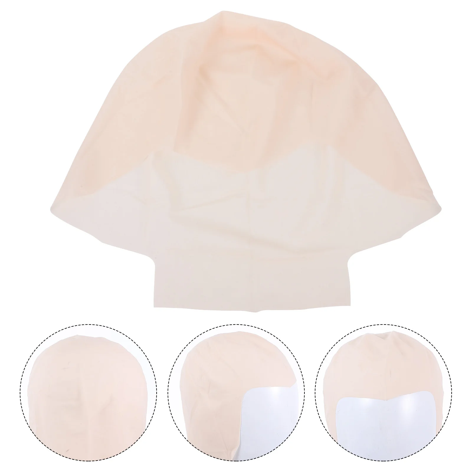 

Bald Cosplay Cap Latex Headwear Hat for Halloween Costume Role Playing Funny Makeup Adults DIY Accessory