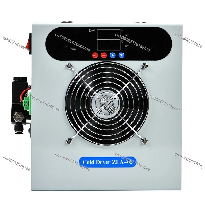 ZLA-02 Refrigerated Gas Dryer 210W Air Compressor Compressed Air Drying Water Removal Filtration Automatic Drainage Cold Dryer