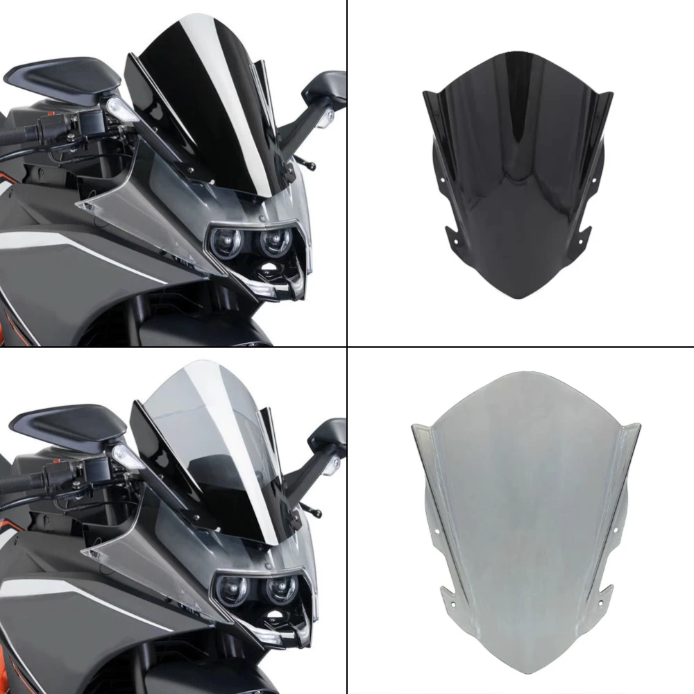 Pare-brise de moto RC 125 200 390, déflecteurs de vent pour KTM RC125 RC200 RC390 2014-2021
