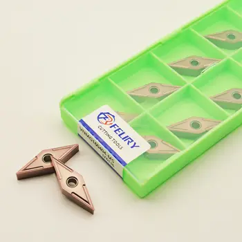 10件式高品質硬質合金刀具VNMG160404和VNMG160408-MS LF6118可用於加工不銹鋼VNMG 6 最佳銷售 vnmg - №4