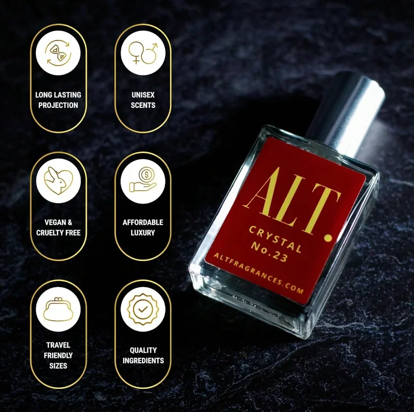 ALT.FRAGRANCES كريستال رقم 23 هدية مثالية لعيد الميلاد والهالوين 60 مل #3