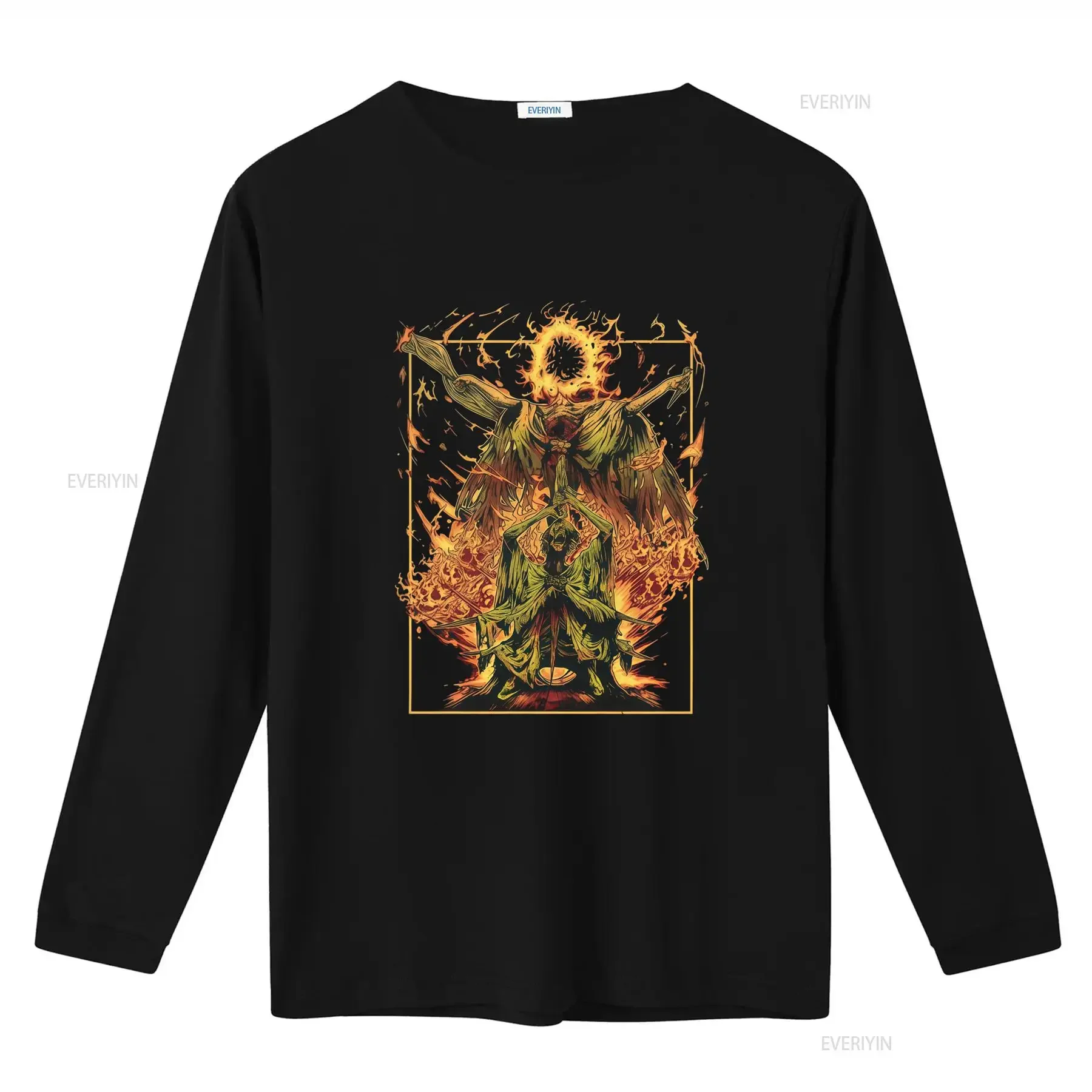 El den Ring Midra Frenzied Flame Vintage Dark Fantasy T Shirt Unique Design Perfect for Lovers vintage Washed streetwear Casual