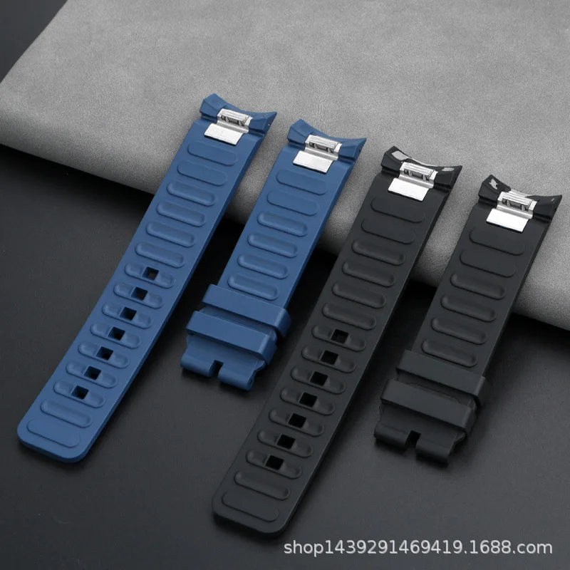 High Quality Fluororubber Watch Strap For Iwc Aquatimer Ocean Chronometer Series 356802 376705 376710 Quick Release Watchband