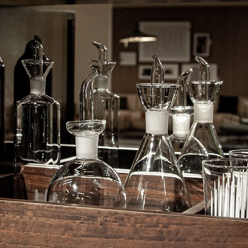 

High borosilicate oil pot set three-piece set, with lid and high temperature resistance