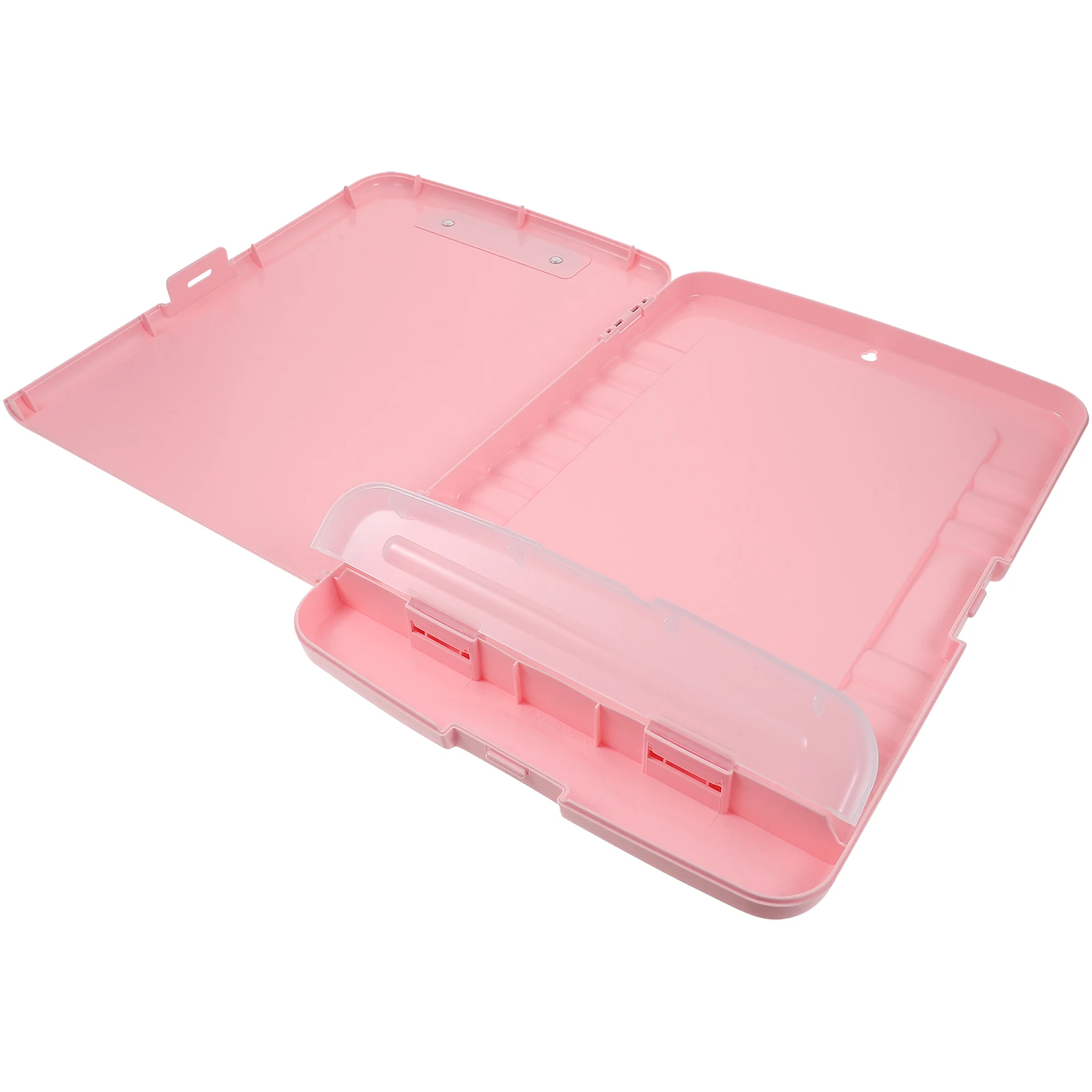 

Portable A4 Organizer Storage Clipboard Paper Document Holder Plastic Supply Multi-Function Box Household File