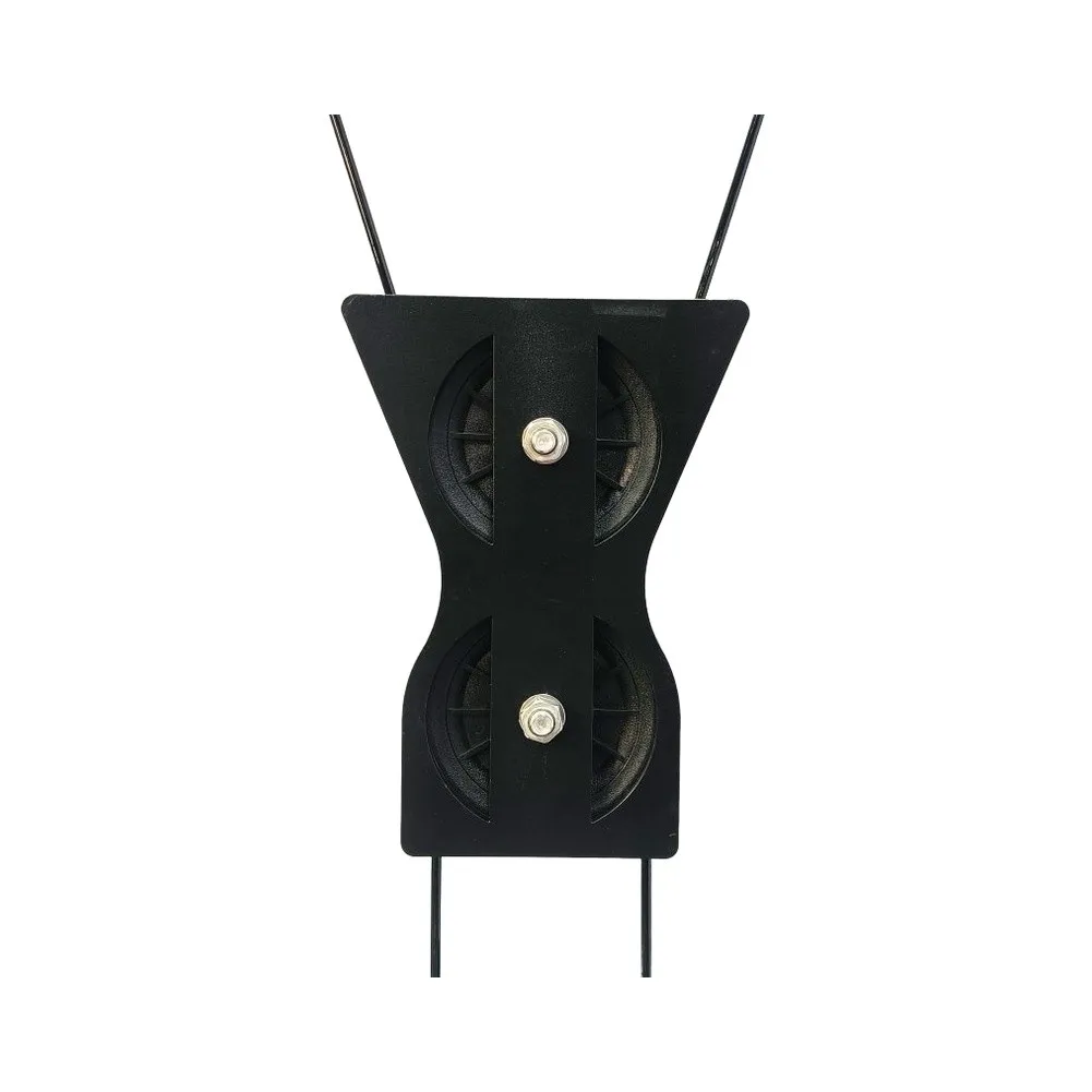 Double Pulley Unit for Home Exercise Stations Supporting Lat Pulldown Row Push and Rotational Movement Patterns