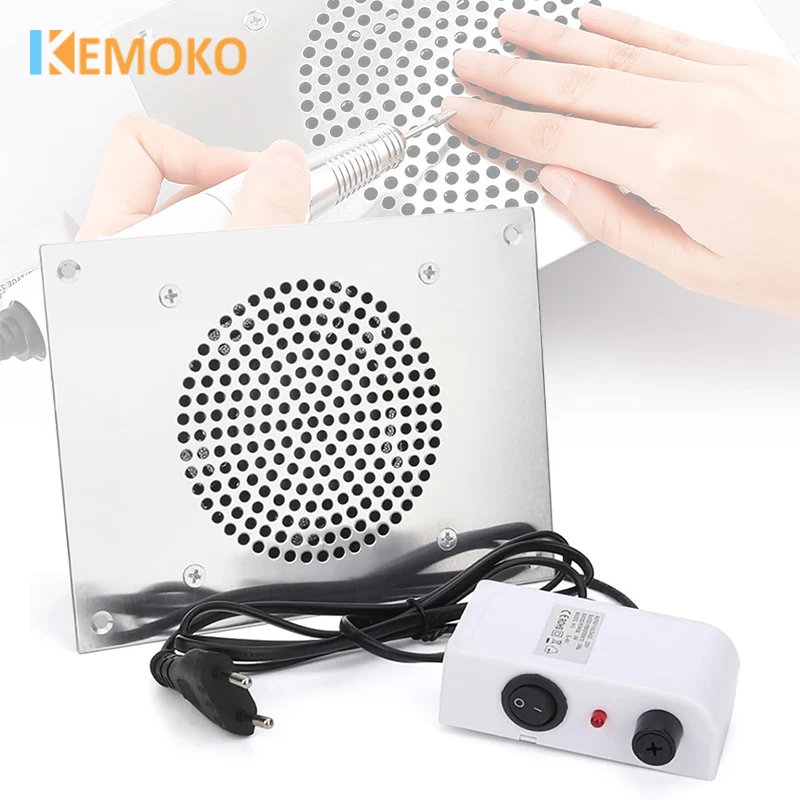

Nail Dust Collector Vacuum Cleaner Manicure Machine Tools Strong Power Low Noise Vacuum Cleaner for Acrylic Gel Nail Polishing