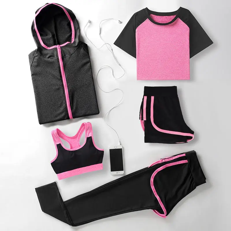 Letni Zestaw Sportowy Damski Plus Size, Cienki, Oddychający, Koszulka i Spodenki, Casualowy Strój Sportowy