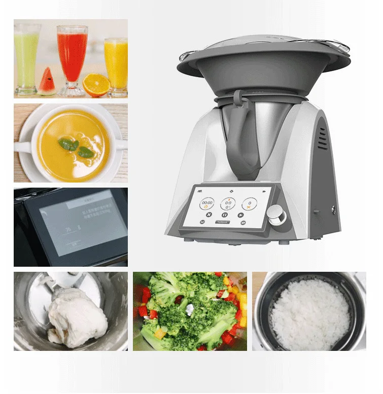 Electric Cooking Machine Robot Cooking Machine Multifunctional Blender Machine Food Processor AC/110V/220V-240 50/60Hz