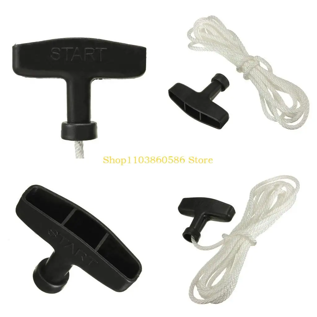242A New 1.2m Universal Generator Starter Handle Without Cover Pull Cord Line Rope