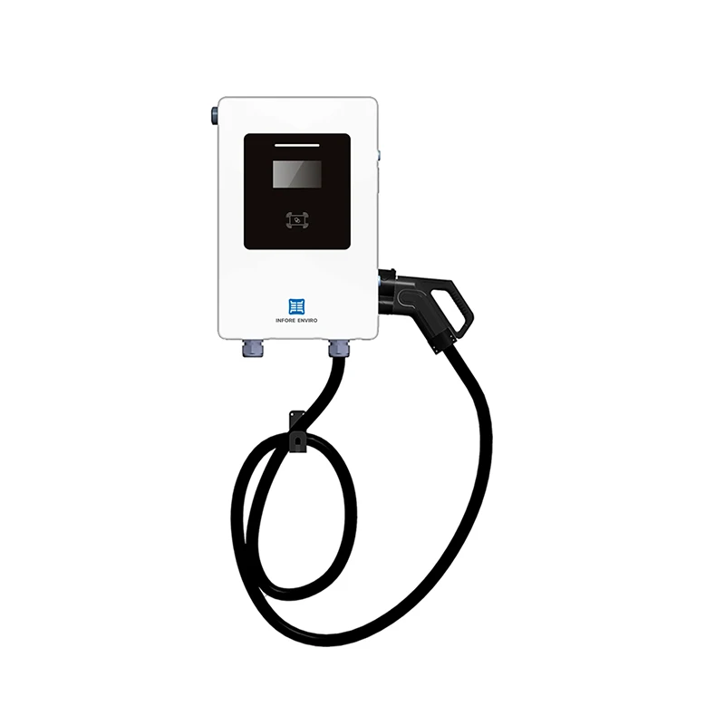 Manufacturer Single Gun 20KW Wall Mounted DC CCS1 CCS2 400v Ev Fast Charger Electric Car Charger Station Charging Pile