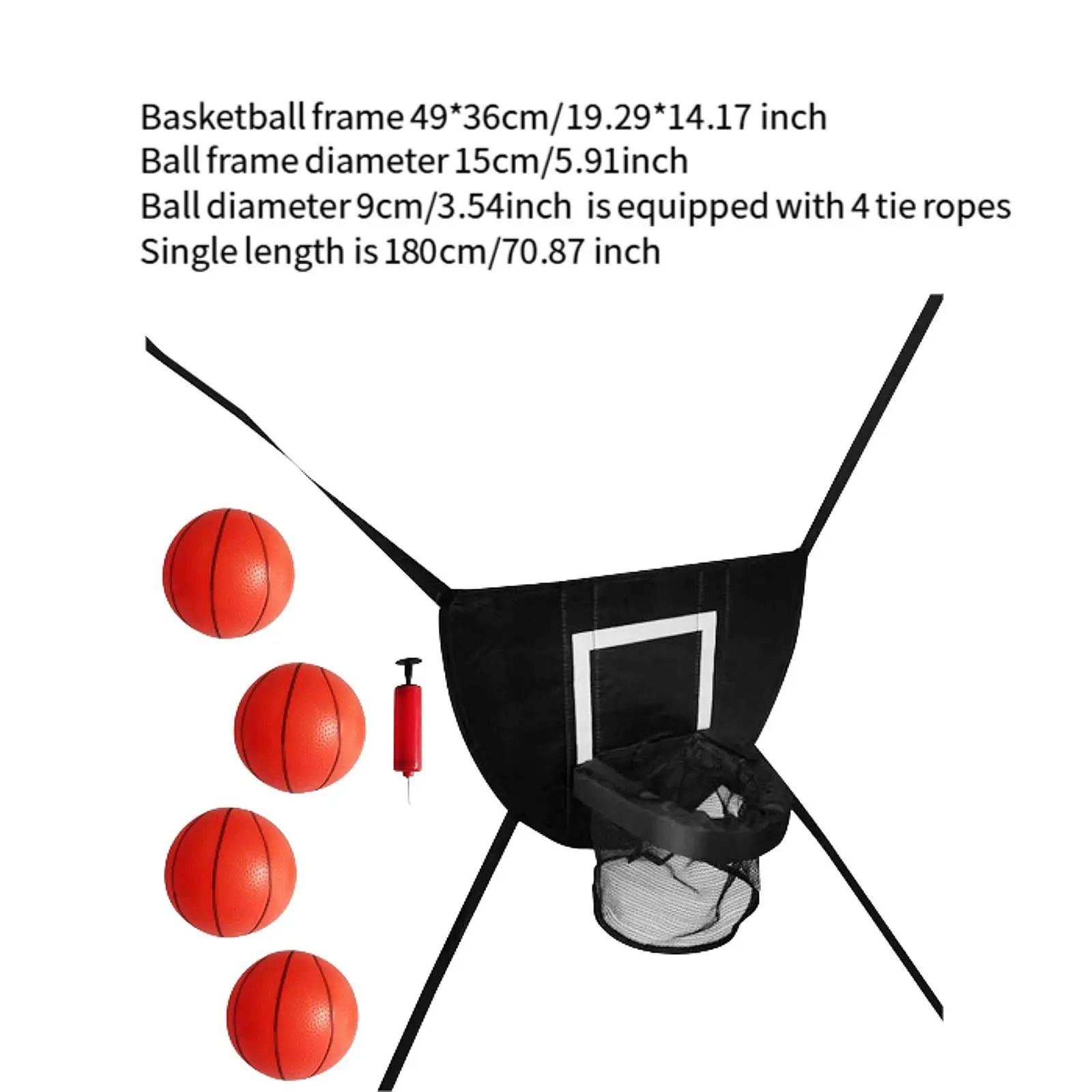 Trampolin-Basketballkorb-Befestigung, wasserdichter abtrünniger Rand zum Dunken