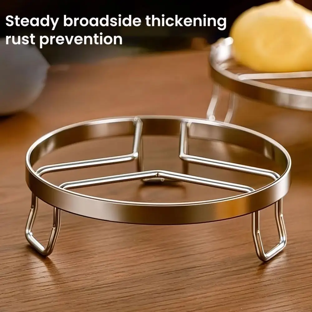 

Штабелируемая подставка для пароварки, поднос для пароварки из нержавеющей стали 304, подставка для пароварки, овощи, пельмени, морепродукты, мясо, подставка для приготовления пищи