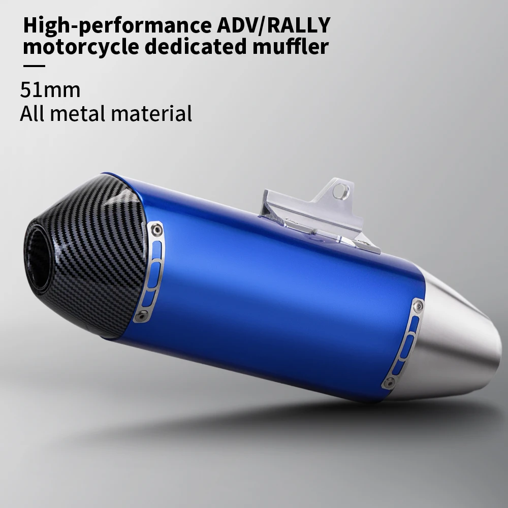 

51mm Motorcycle Exhaust Muffler Pipe Escape Moto Universal for EXC CRF150 CRF230 CRF250 EXC WR450 RC390 S117