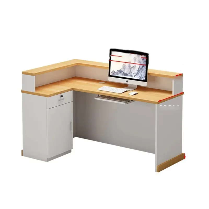 Professional Modern Bar Counter Classic Unique Cool Commercial Reception Desk Salon Glamour Recepcion Commercial Furniture