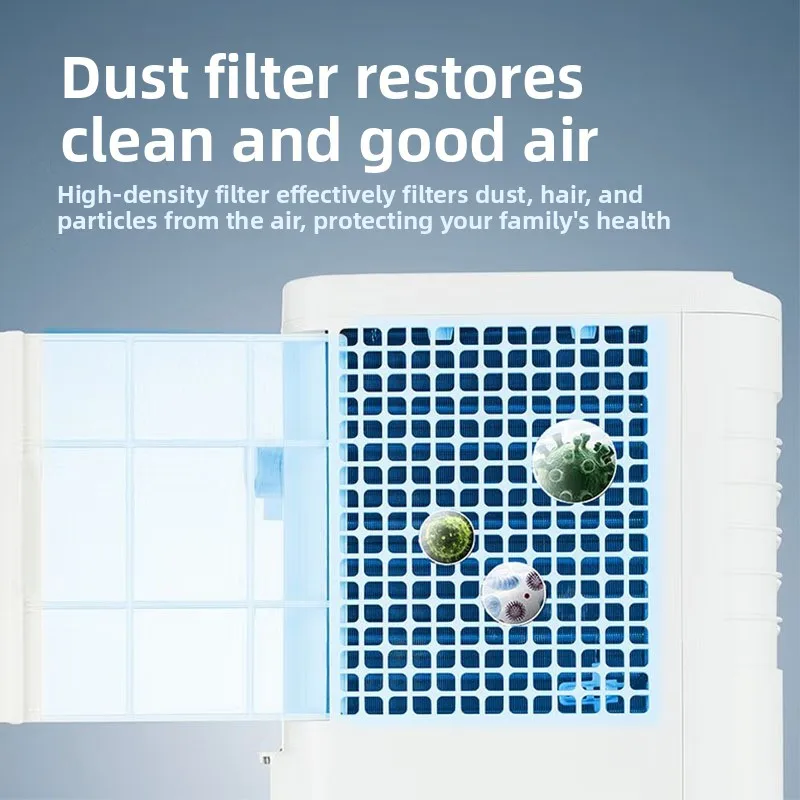 Lianxing 1HP Mobile Air Conditioner Single Cooling Vertical Fan No Installation All-in-One