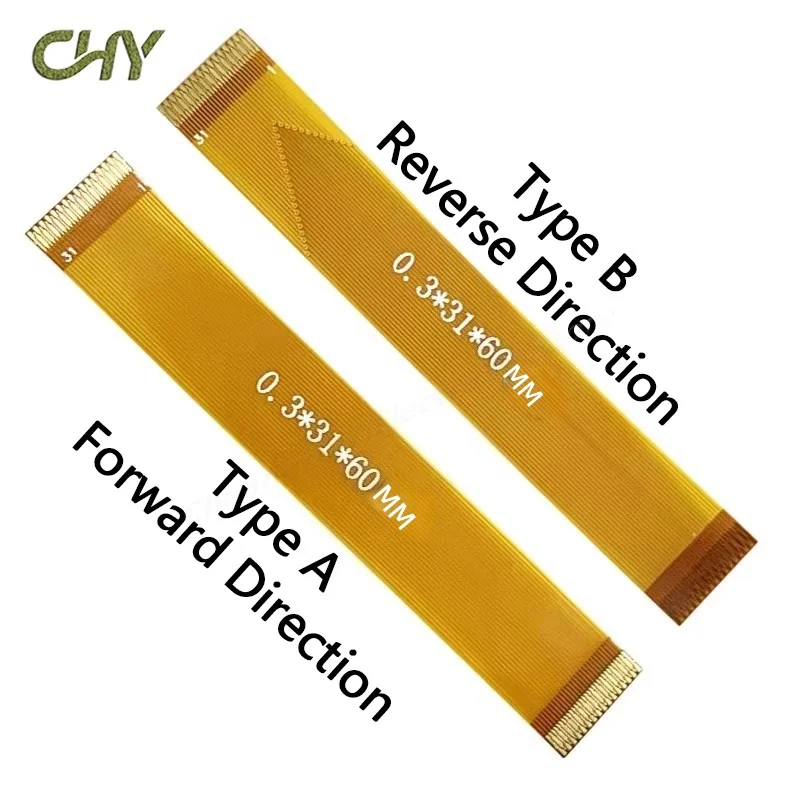 FPC Flexible Flat Cable 0.3mm Pitch Same/Reverse Orientation 21P/23P/31P/25P/33P/35P/45P/51P/29P LCD Screen Connection Cable