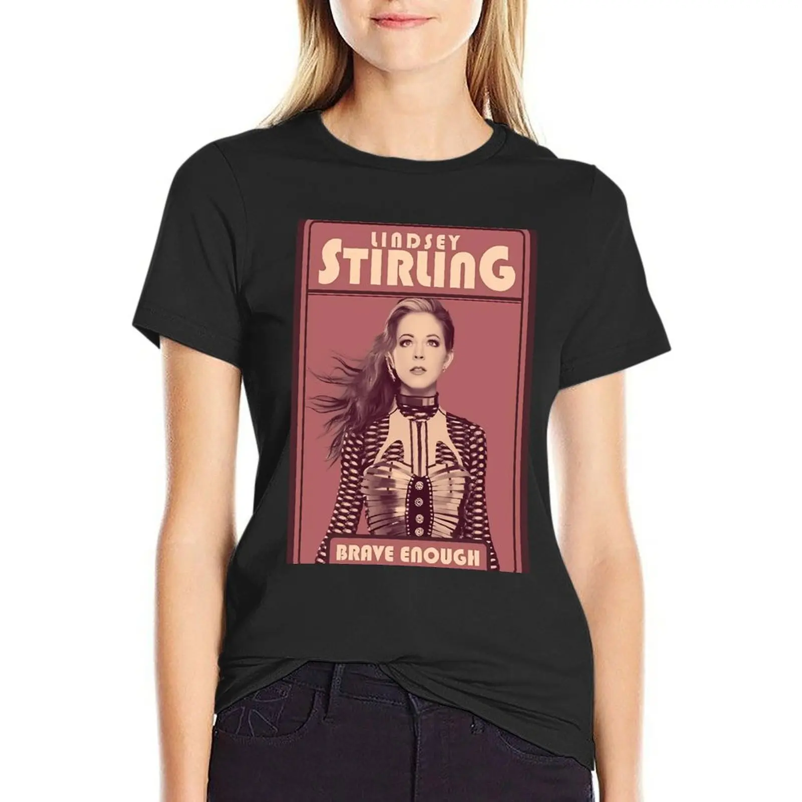 

LINDSEY STIRLING T-Shirt summer tops hippie clothes anime clothes summer top tops Women