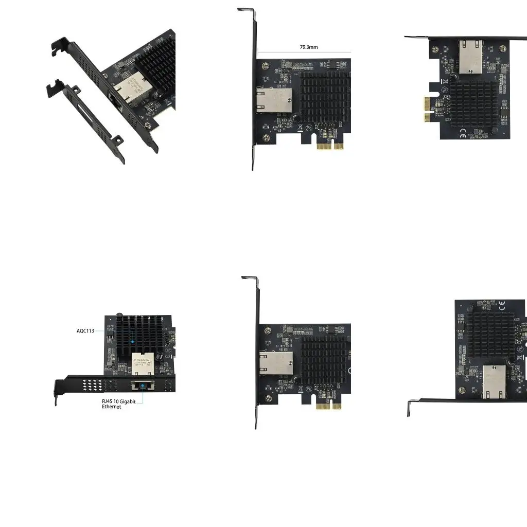 

PCIE 10Gbps Networking Card Lan Interfaces Card Single Port 1G 2.5G 10Gbps Adapter Networking Card for Server A4WF