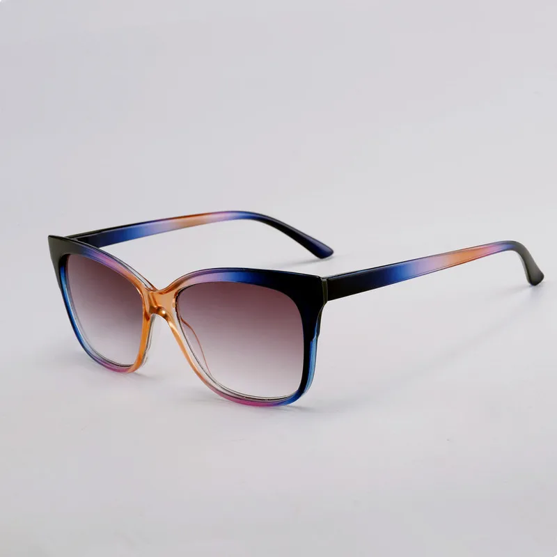2025 neue Sonne Lesebrille Frau Bunte Rahmen Gradienten Leser Mode Cat Eye Vielseitige Brillen Blockieren Blau Licht
