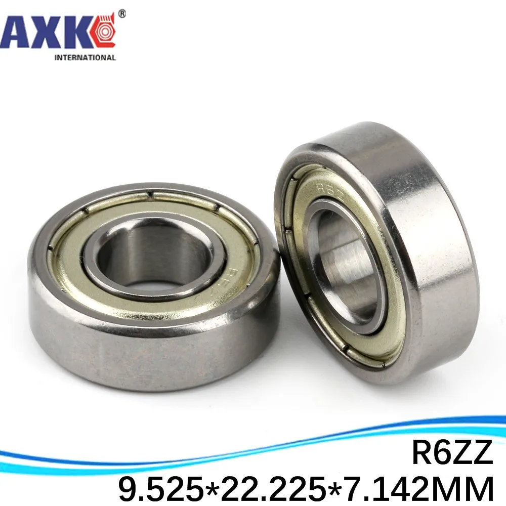 R6 R6ZZ R6RS R6-2Z R6Z R6-2RS ZZ RS RZ 2RZ Deep Groove Ball Bearings 9.525 x 22.225 x 7.14mm 3/8