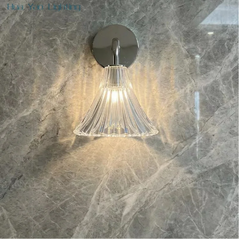 Simple Crystal Film And Television Wall Lights, Staircase Aisles, Bedside Lamps, Villas, Hotel Lamps