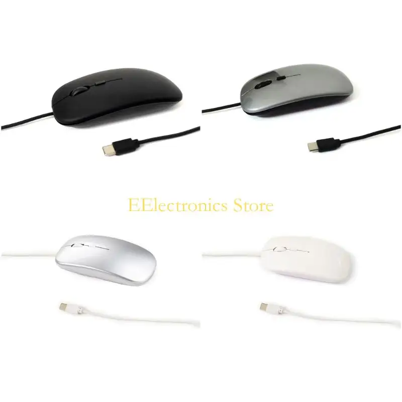 

B03C Quiet Operation USB Type C Mouse For Laptops Tablets Devices