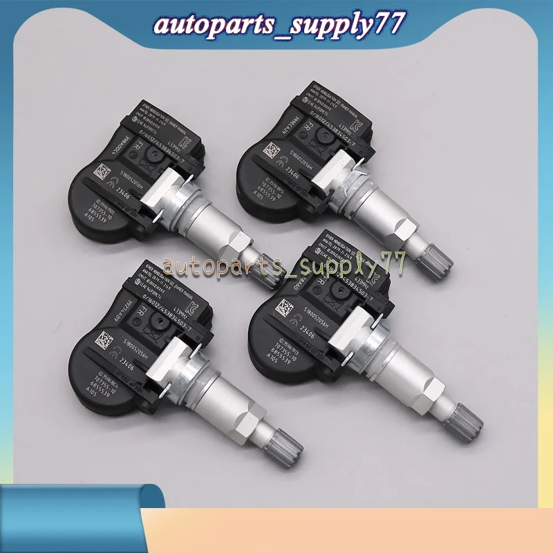 4PCS Tire Pressure Monitor Sensor TPMS Sensor 707355-10 For BMW 1 2 3 4 i3 i8 X1 X2 X5 X6 MINI F20 F21 F22 F23 LCI F87 M2 433Mhz