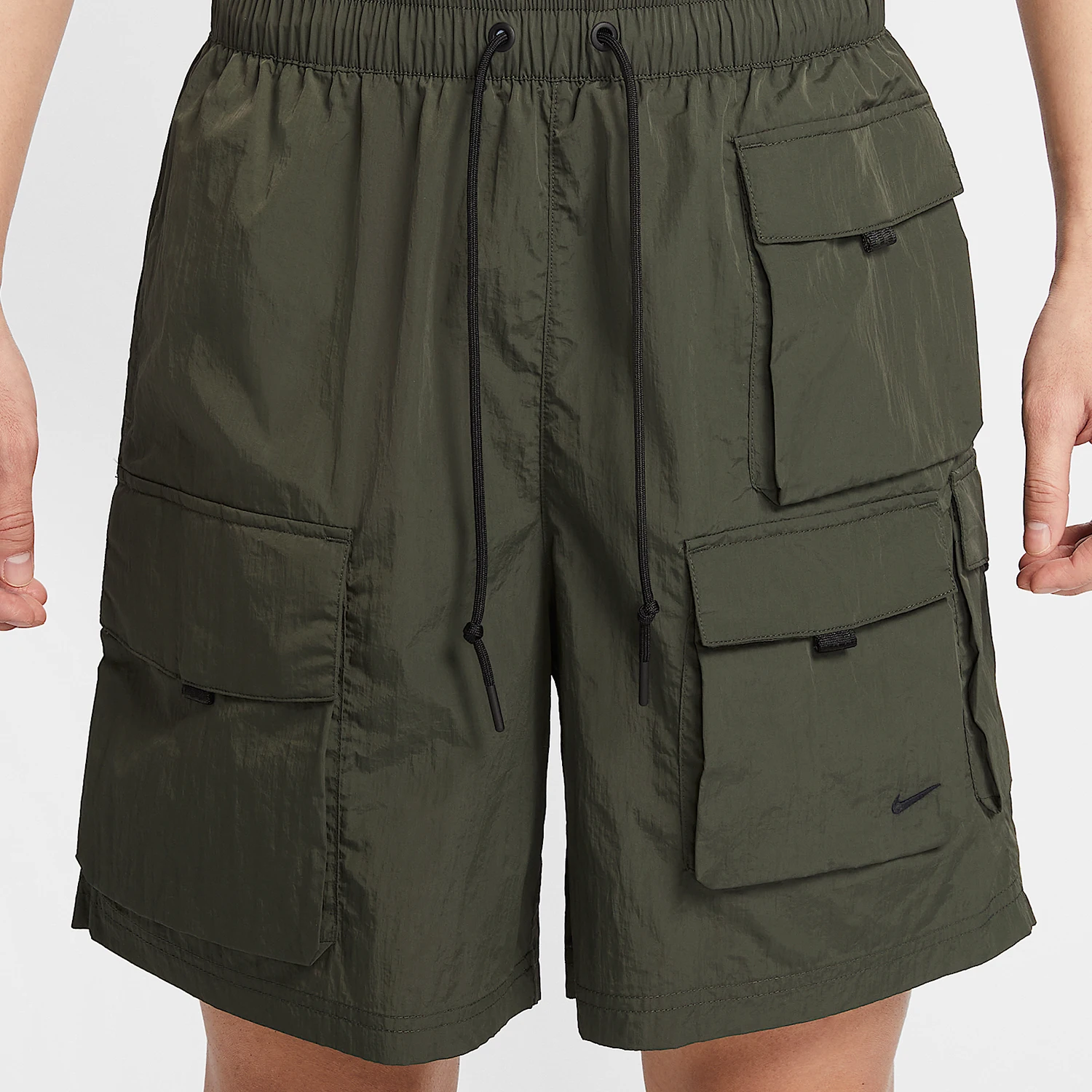 Nike Authentic Tech Men's Woven Workwear Loose Lace-Up Retro Shorts HJ0678-355