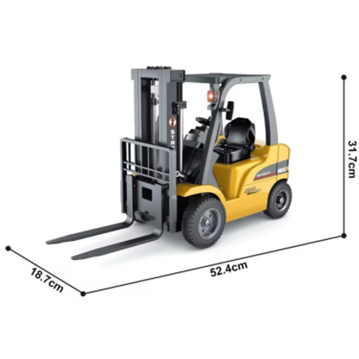 New HUINA 1577 1/14 RC Forklift 14CH RTR Electric Lifting Sound Light Effect 2.4G Remote Control Vehicel Toy Model Gifts