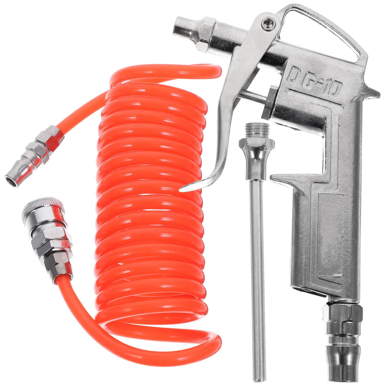 

High Pressure Dust Blowing Compressor Accessories Kit Flow Blower Hose Attachments Portable Aluminum Alloy Self Sealing