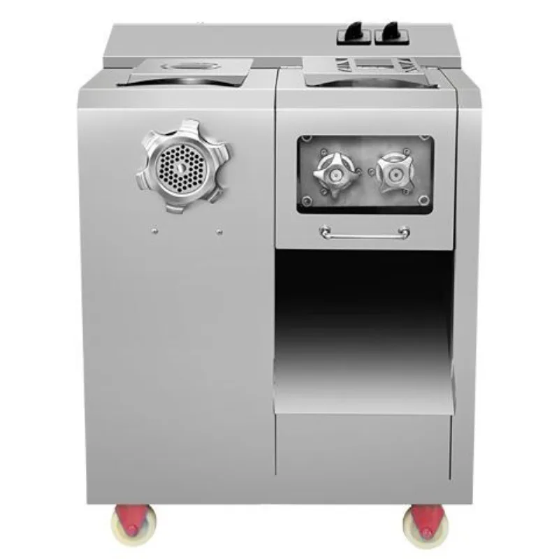 Stainless steel meat cutter, electric meat grinder, commercial enema, minced meat, meat shop slicing