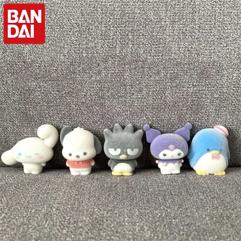 

Оригинальная серия коллекционных аниме-фигурок Bandai Gashapon Sanrio: Куроми, Синаморолл, Бад Бадц-Мару, плюшевые игрушки-капсулы, серия 2