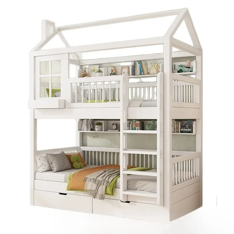 

All solid wood bunk beds, high and low beds, mother and child , high sheets, upper floors, children