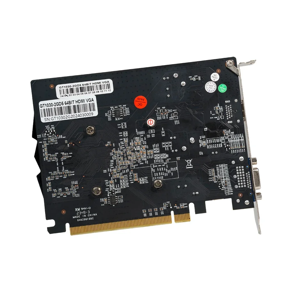 SEJISHI GT1030 2G D5 Gaming Graphic Cards PCI-E 3.0 GT 1030 2GB DDR5 Nvidia GPU Desktop Video Card VGA HDMI 64bit 1228-1468MHz