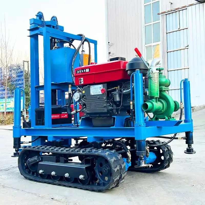 

Индивидуальная гусеничная буровая установка для водяных скважин 100-180 м, 22-35 л.с., дизельная гидравлическая гибкая, высокое качество