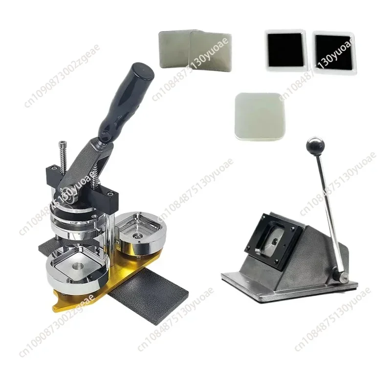 Square Badge Making Machine, Cutter, Fridge Magnet Material