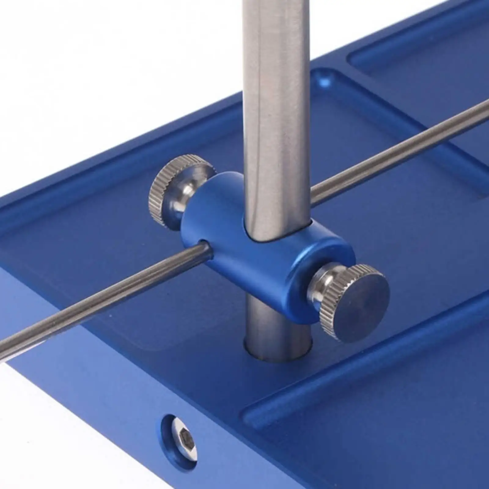 Adjustable Fly Tying Bench Vise with L Shaped Support Rod and Complete Tool Kit