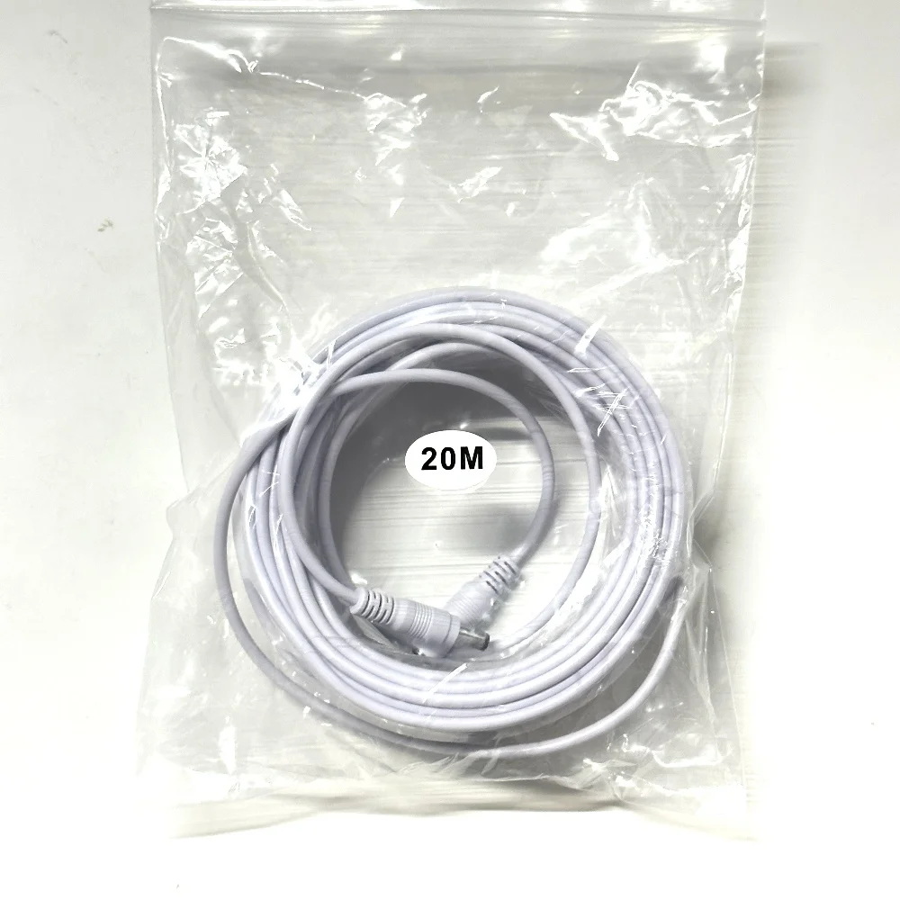 DC 12V Power Adapter Extension Cable 5.5*2.1mm Male Female Power Cord Extend Wire 3M 5M 10M 15M 20M 30M Cable For CCTV Camera