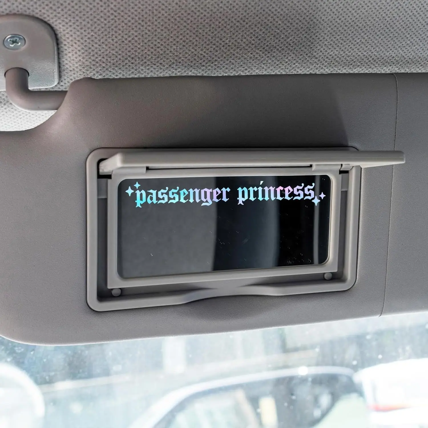 Funny Passenger Princess Stickers 3PCS Vinyl Decals for Car Mirror Bumper Laptop Helmet Motorcycle Gift Decor